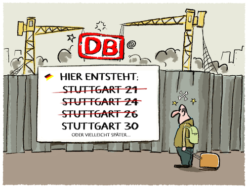 Baustelle Stuttgart...