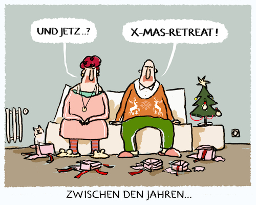 Cartoon: Feiertagsruhe... (medium) by markus-grolik tagged illustration,karikatur,zwischen,den,jahren,ruhe,erholung,feiertagsruhe,weihnachten,silvester,feiertage,deutschland,retreat,illustration,karikatur,zwischen,den,jahren,ruhe,erholung,feiertagsruhe,weihnachten,silvester,feiertage,deutschland,retreat