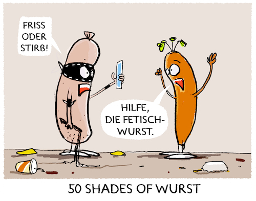 Cartoon: Fetischisten.. (medium) by markus-grolik tagged vegan,fleisch,fleischkonsum,wurst,fetischwurst,deutschland,populismus,polarisierung,influencer,social,media,bayern,soeder,habeck,fetisch,wurstgefresse,gemuese,karotte,vegan,fleisch,fleischkonsum,wurst,fetischwurst,deutschland,populismus,polarisierung,influencer,social,media,bayern,soeder,habeck,fetisch,wurstgefresse,gemuese,karotte