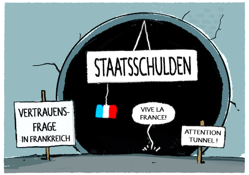 Cartoon: Frankreichs Staatskrise... (medium) by markus-grolik tagged vertrauensfrage,frankreich,staatsverschuldung,neuwahlen,staatskrise,bayroux,macron,eu,paris,europa,vertrauensfrage,frankreich,staatsverschuldung,neuwahlen,staatskrise,bayroux,macron,eu,paris,europa