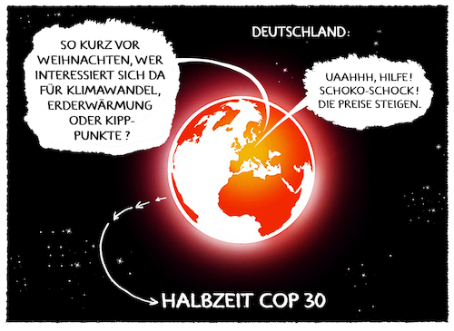 Cartoon: Halbzeit... (medium) by markus-grolik tagged un,generalsekretaer,guterres,planet,klimabericht,klimakollaps,klimawandel,erderwaermung,klimakrise,kipppunkt,28,schokolade,kakao,anbau,un,generalsekretaer,guterres,planet,klimabericht,klimakollaps,klimawandel,erderwaermung,klimakrise,kipppunkt,28,schokolade,kakao,anbau