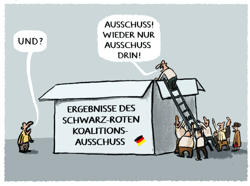 Cartoon: Haushaltsausschuss... (medium) by markus-grolik tagged koalitionsausschuss,deutschland,merz,cdu,spd,csu,berlin,haushalt,2026,ergebnisse,koalition,koalitionsausschuss,deutschland,merz,cdu,spd,csu,berlin,haushalt,2026,ergebnisse,koalition