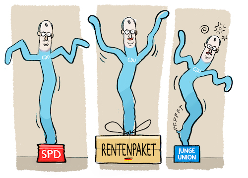 Im Rentenstreit...