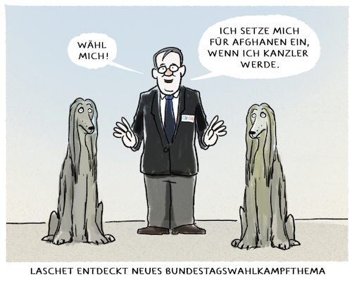 Cartoon: Kanzlerkandidat (medium) by markus-grolik tagged bundestagswahlkampf,deutschland,afghanistan,versprechen,kanzlerkandidat,waehler,cdu,csu,afd,fluechtliche,groko,laschet,afghanen,garantie,ortskraefte,bundestagswahlkampf,deutschland,afghanistan,versprechen,kanzlerkandidat,waehler,cdu,csu,afd,fluechtliche,groko,laschet,afghanen,garantie,ortskraefte