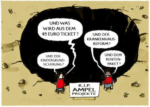 Cartoon: Nach dem Ampel-Aus... (medium) by markus-grolik tagged ampel,projekte,gesetze,kindergrundsicherung,49,euro,ticket,deutschlandticket,bahn,rentenpaket,spd,scholz,gruene,zukunft,neuwahlen,vertrauensfrage,grundsicherung,armut,gesellschaft,angst,regierung,ampel,projekte,gesetze,kindergrundsicherung,49,euro,ticket,deutschlandticket,bahn,rentenpaket,spd,scholz,gruene,zukunft,neuwahlen,vertrauensfrage,grundsicherung,armut,gesellschaft,angst,regierung