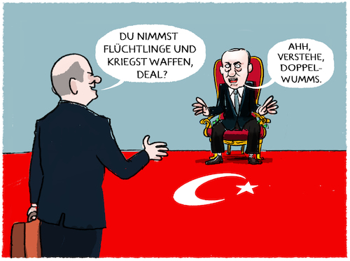 Scholz besucht Erdogan...