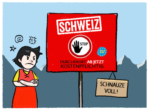Schweizer Durchfahrtsgebühr Schweizer Durchfahrtsgebühr