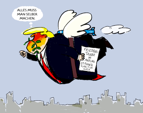 Cartoon: Trumps Gaza-Plan... (medium) by markus-grolik tagged trump,gaza,usa,israel,netanyahu,hamas,krieg,trump,gaza,usa,israel,netanyahu,hamas,krieg