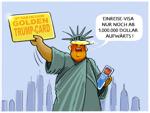 Trumps US-Visa-Card...