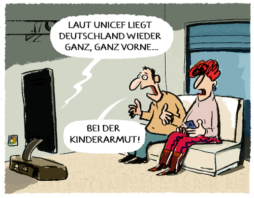 Cartoon: Unicef-Bericht... (medium) by markus-grolik tagged kinderarmut,familien,armut,kinder,deutschland,unicef,bericht,bildungschancen,bildung,herkunftsfamilie,status,klassismus,kinderarmut,familien,armut,kinder,deutschland,unicef,bericht,bildungschancen,bildung,herkunftsfamilie,status,klassismus