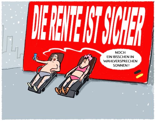 Cartoon: Wahlversprechen... (medium) by markus-grolik tagged wahlversprechen,wahlkampf,baundestagswahlen,parteien,rente,deutschland,spd,cdu,csu,union,demografie,waehler,rentner,altersarmut,wahlversprechen,wahlkampf,baundestagswahlen,parteien,rente,deutschland,spd,cdu,csu,union,demografie,waehler,rentner,altersarmut