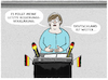 Cartoon: 16 Jahre Merkel... (small) by markus-grolik tagged merkel,regierungserklärung,deutschland,em,fussball,uefa,bundestag