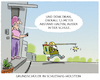 Cartoon: Abstandsregelfrei (small) by markus-grolik tagged grundschule,corona,covid,abstandsregel,verantwortung,lehrer,kultusminister,deutschland,pandemie