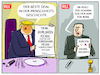 Cartoon: Big deal maker... (small) by markus-grolik tagged iran,usa,trump,hormuz,rahmenabkommen,deal,dealmaker,krieg,konflikt,oel,maga,amerika,obama,teheran,regime,atomwaffen