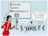 Cartoon: BSW... (small) by markus-grolik tagged thüringen,bsw,wagenknecht,katja,wolf,brombeer,koalition,bündnis,sahra,deutschland