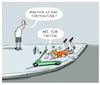 Cartoon: Content Creator... (small) by markus-grolik tagged content,creator,channel,follower,influencer,social,media,tiktok,youtube,escooter,tutorial