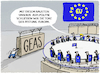 Cartoon: EU-Abschottung... (small) by markus-grolik tagged europa,geas,abschottung,immigration,abschiebung,drittländer,brüssel,immigranten,asyl