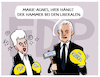 Cartoon: FDP Showdown-Kampf der Mumien (small) by markus-grolik tagged liberale,deutschland,fdp,showdown,parteivorsitz,strack,zimmermann,kubicki,prozent,hürde,bundestag