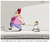 Cartoon: Frischluft (small) by markus-grolik tagged corona,ausgangssperre,kontaktsperre,quarantaene,lockdown,bewegung,mutter,frische,luft,kinder