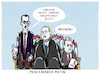 Cartoon: Geostrategische Lehrstunde (small) by markus-grolik tagged moskau,russland,tuerkei,syrien,putin,erdogan,assad,geostrategie,naher,osten
