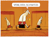 Cartoon: Hitzewelle... (small) by markus-grolik tagged hitze,hitzewelle,hitzerekord,arbeitsleben,arbeit,buero,deutschland,arbeiter,sommer,klimawandel,grossraumbuero,klimaanlage,veni,vidi,schwitzi