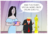 Cartoon: Hollywood... (small) by markus-grolik tagged trump,maga,usa,nobel,prize,oscar,hollywood,kino,traumfabrik,preis,preisverleihung,film,schauspieler
