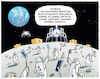 Cartoon: Mondtourismus (small) by markus-grolik tagged mond,weltall,tourismus,amazon,jeff,bezos,menschheit,massentourismus,universum,planeten,erde,umweltzerstoerung