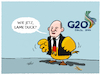 Cartoon: Olaf Scholz in Rio (small) by markus-grolik tagged kanzler,besuch,neuwahlen,kanzlerkandidat,kandidat,brasilien,scholz,rio,bundeskanzler,vertrauensfrage,g20,deutschland