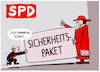 Cartoon: Olafs Vertrauensfrage (small) by markus-grolik tagged spd,scholz,ampel,migration,sicherheitspaket,abstimmung,vertrauensfrage,bundeskanzler,bundesregierung