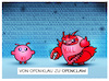 Cartoon: Openclaw... (small) by markus-grolik tagged ki,openclaw,ai,kuenstliche,intelligenz,datenklau,geschäftsmodell