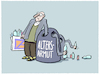 Cartoon: Pfand-Arm... (small) by markus-grolik tagged altersarmut,armut,alter,rentner,rente,arbeit,senioren,deutschland,politik,arm,pfandflaschen