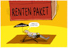 Cartoon: Sommerpause... (small) by markus-grolik tagged merz,kanzler,bundeskanzler,koalition,sommerpause,rentenpaket,rente,mit,63,reform,cdu,spd,deutschland,bundesregierung
