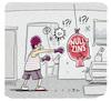 Cartoon: Sparing (small) by markus-grolik tagged sparen,bank,nullzins,minuszins,geld,girokonto,sparbuch,alter,rente,altersarmut,zins,cent,bargeld,euro