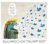 Cartoon: ...Twitter... (small) by markus-grolik tagged tweed,hashtag,trump,manipulation,twitter,hacker,putin,vladimir,donald,internet,social,media,usa,wahlkampf,us,wahlen,clinton,republikaner,tv,bot,bots,troll