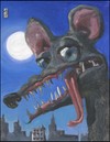 Cartoon: zombie rat fink (small) by greg hergert tagged zombie rat fink