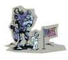 Cartoon: We have a problem (small) by Ivan Retamas tagged robots,space