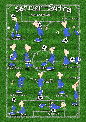 Cartoon: Soccer-Sutra (medium) by Maninblack tagged karmasutra,fussball,soccer
