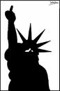 Cartoon: born in the usa (small) by Thamalakane tagged usa,statue,of,liberty,finger