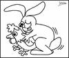 Cartoon: where Easter eggs come from (small) by Thamalakane tagged easter bunny eggs hen