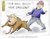 Cartoon: Der will doch nur spielen (small) by Justen tagged usa,iran,trump,soleimani