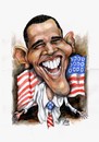 Cartoon: Barack Obama (small) by Szena tagged politics obama usa president