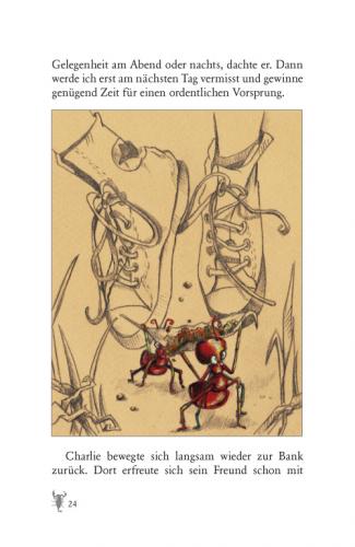 Cartoon: Illustration Kampf der Krabbler (medium) by Lissy tagged illustration,insekten,ameise,schuhe