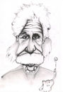 Cartoon: Einstein (small) by jaime ortega tagged genio inteligencia judio sabiduria albert einstein