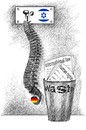 Cartoon: Wirbellose (small) by petwall tagged nahost,israel,menschenrechte,völkerrecht,courage,staatsräson,deutschland