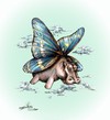 Cartoon: paradox flight (small) by LuciD tagged lucido