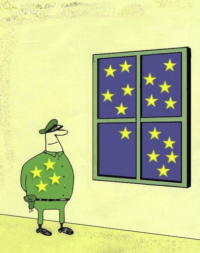 Cartoon: My stars! (medium) by Mohsen Zarifian tagged star,window,night,sky,dictator