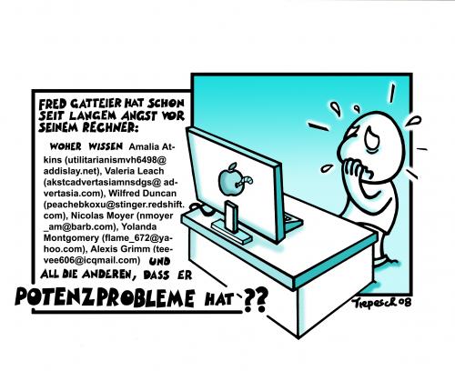Cartoon: Potenzprobleme (medium) by Marcus Trepesch tagged windows