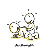 Cartoon: Asstrologists (small) by Marcus Trepesch tagged asses,doctors,funnies,cartoon,life