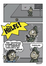Cartoon: Zweifellos (small) by Marcus Trepesch tagged cartoon,comic,police,life