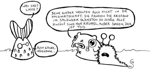 Cartoon: The Robert Fischkopp Story I (medium) by Robert Fischkopp tagged fisch,kopf,robert,thorsten,katze,schwanz,lasse